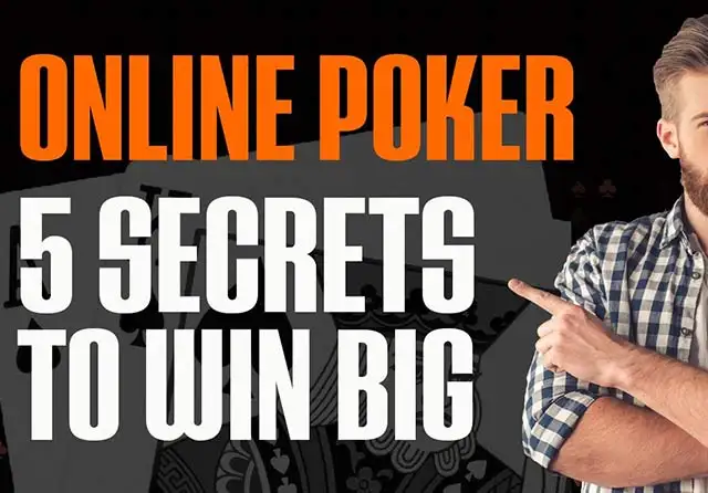 5 secrets to win big with online poker
